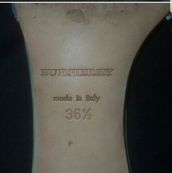 BURBERRY 6.5 womens shoes GREAT CONDITION - Picture 5 of 6